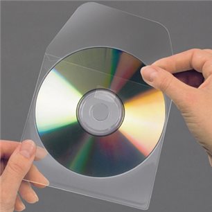 Kieszeń samoprzylepna na CD z zamkn.3L