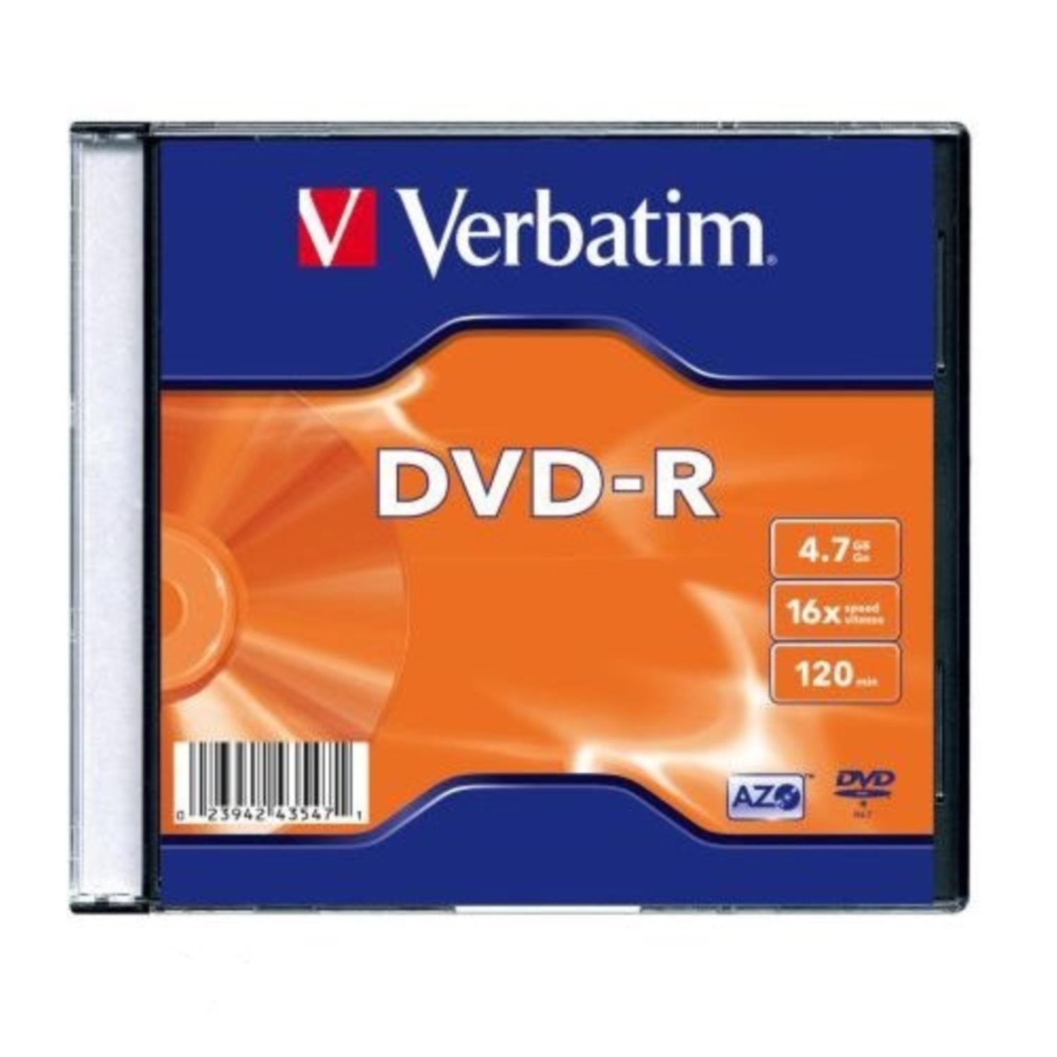 Dysk VERBATIM DVD-R slim 4,7GB - Artykuły biurowe, poligrafia - COMPSET