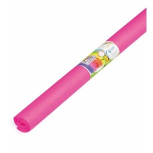 Bibuła/krepina marszczona 50x200  różowa